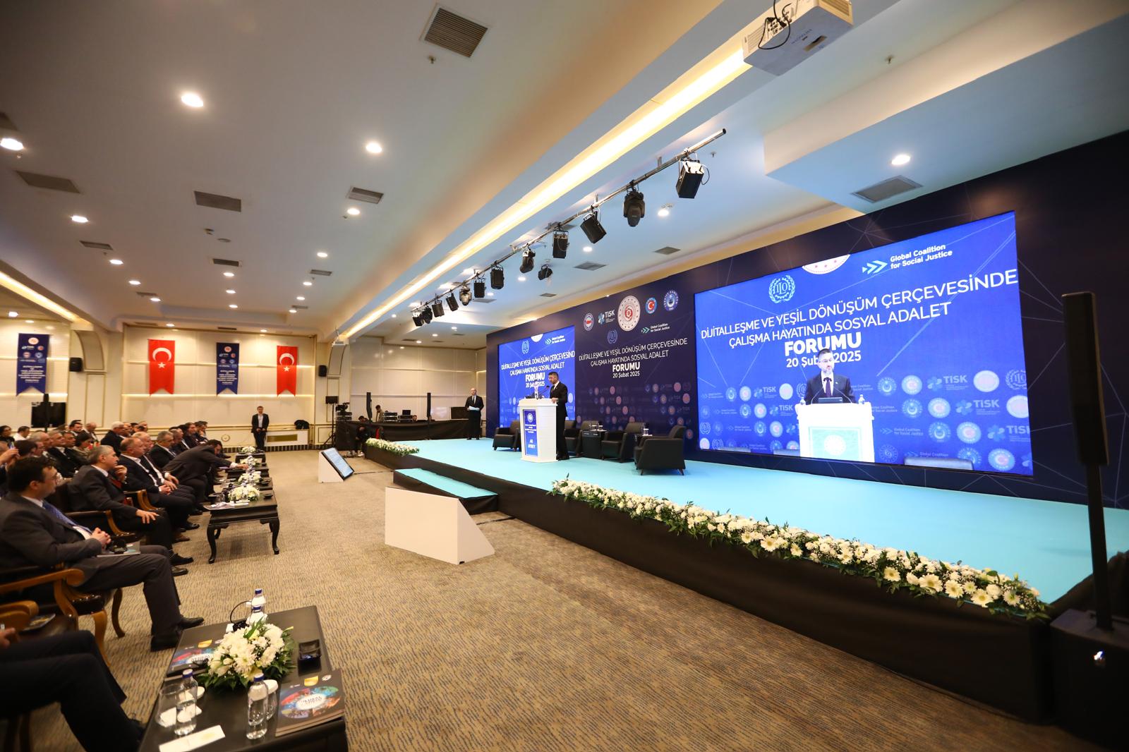 On the occasion of 20th February, World Social Justice Day, the "Forum on Social Justice in Working Life in the Framework of Digitalisation and Green Transformation" was held with broad participation, under the leadership of our Ministry and as part of the Global Social Justice Coalition. 