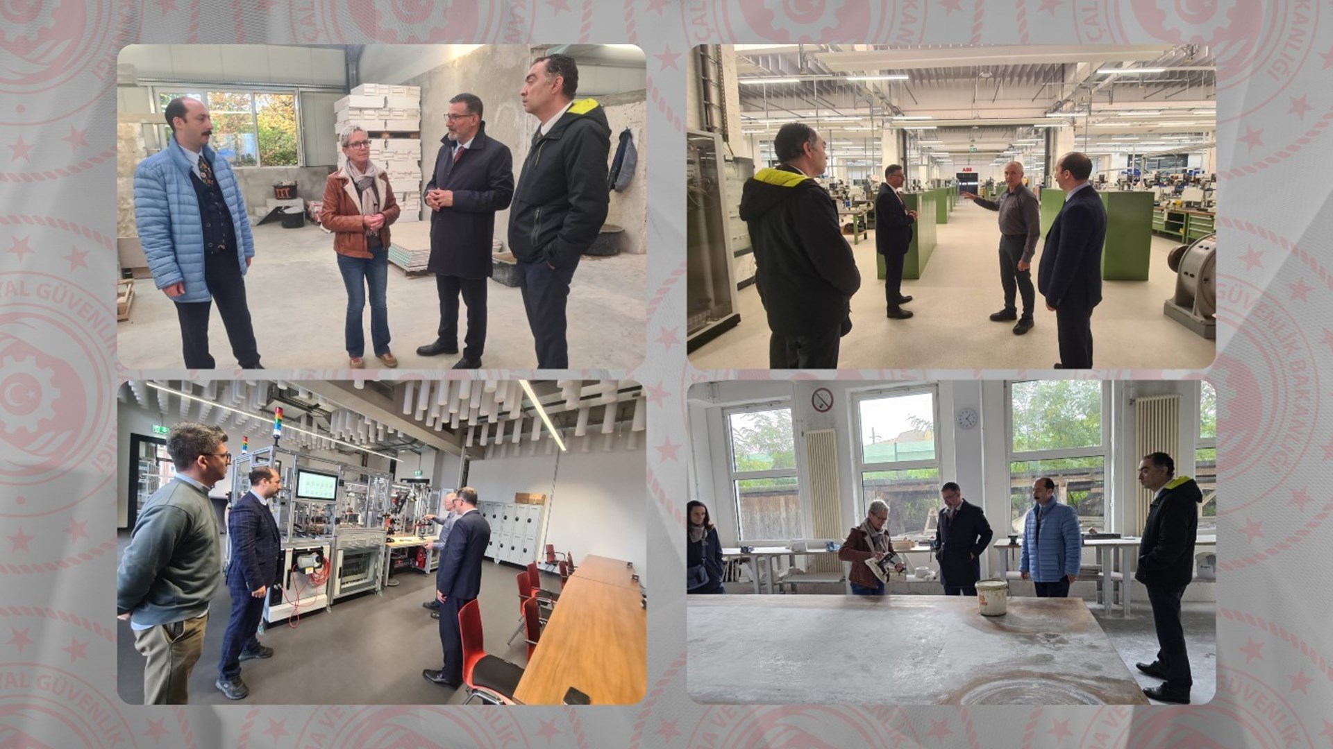 Almanya ile Mesleki Kalifikasyon ve Aktif İşgücü Hizmetleri Alanlarında İş Birliği Ziyaretleri Gerçekleştirildi