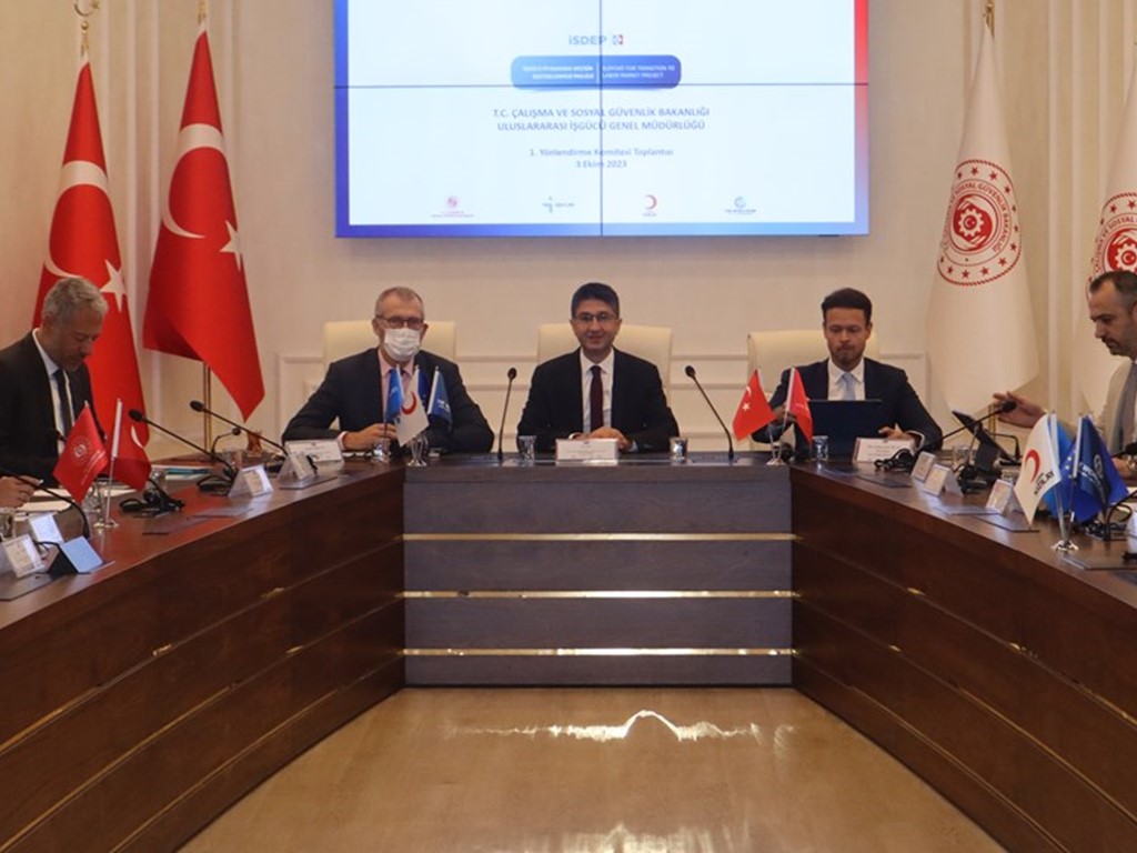 The 1st Steering Committee Meeting of the Supporting Transition to the Labor Market Project (İSDEP-2) was Held.