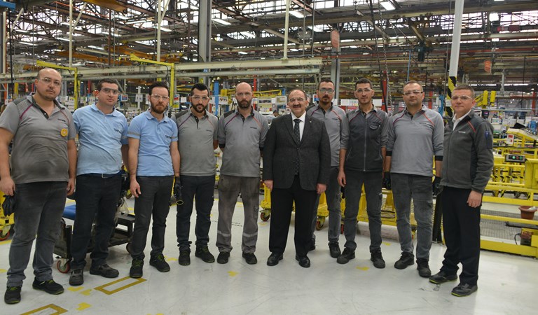 Genel Müdürümüz İş Sağlığı ve Güvenliği İçin Türk Traktör A.Ş Çalışanlarıyla Bir Araya Geldi