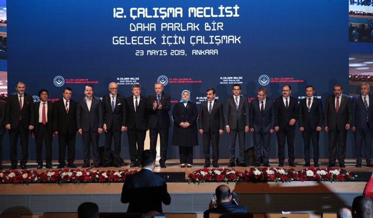 Cumhurbaşkanı Erdoğan ve Bakan Selçuk, 12. Çalışma Meclisi Toplantısı’na Katıldı
