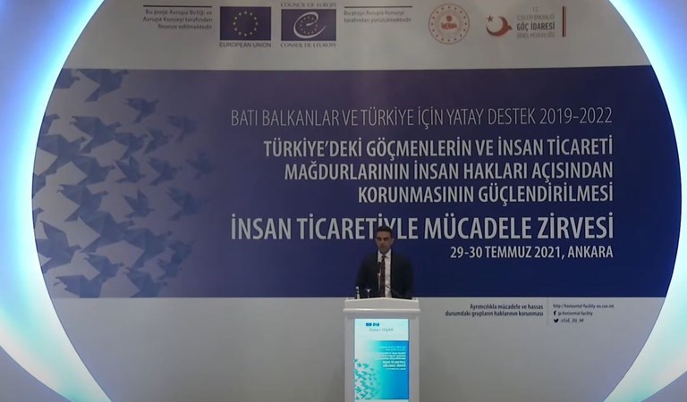 Batı Balkanlar ve Türkiye İçin Yatay Destek Programı Kapsamında İnsan Ticareti ile Mücadele Zirvesi Düzenlendi.