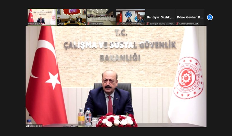 KPDK, Bakan Bilgin Başkanlığında Çevrimiçi Toplandı