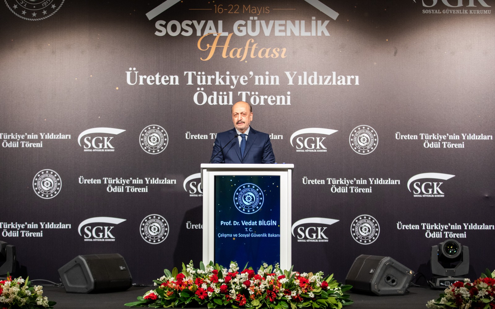 Bakan Bilgin, “Üreten Türkiye’nin Yıldızları Ödül Töreni”ne Katıldı