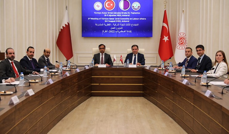 Türkiye-Katar Ortak Çalışma Komitesi 3’üncü Toplantısı Ankara’da Düzenlendi