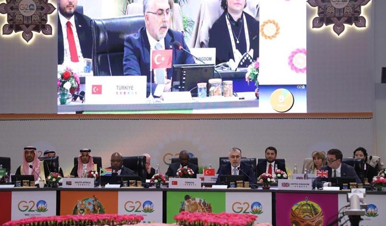 Bakan Işıkhan, Hindistan'da Düzenlenen G20 Çalışma ve İstihdam Bakanları Toplantısı'na Katıldı