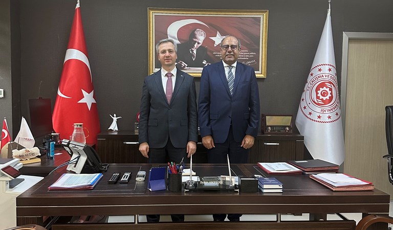 ILO Türkiye Ofisi Direktörü Başkanlığımızı ziyaret etmiştir.