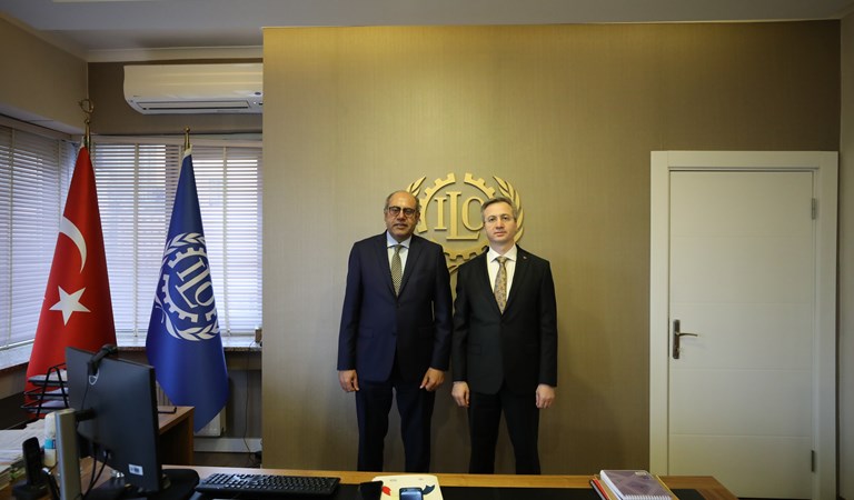 Rehberlik ve Teftiş Başkanı ILO Türkiye Direktörünü ziyaret etmiştir