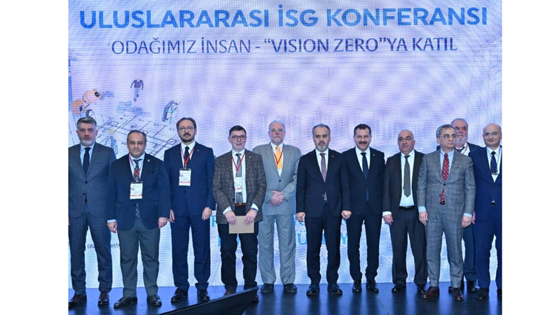 Uluslararası İSG Konferansı, “Hedef Sıfır İş Kazası- Odağımız İnsan” temasıyla Bursa'da gerçekleştirildi.