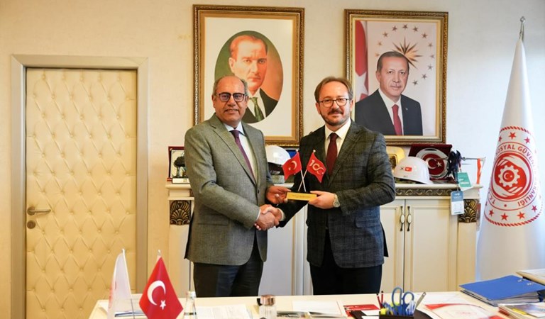 ILO Türkiye Ofisi Direktörü  Sayın Yasser Ahmed HASSAN Genel Müdürlüğümüzü Ziyaret Etti